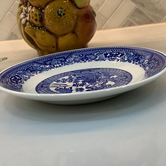 Vintage Willow Ware 6" Bread Plates (set of 4) - Picture 9 of 9